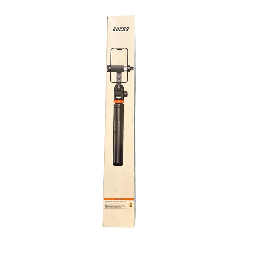 Adjustable Phone Tripod Black Selfie Stick 62” for Posh Shows etc New - Picture 3 of 4